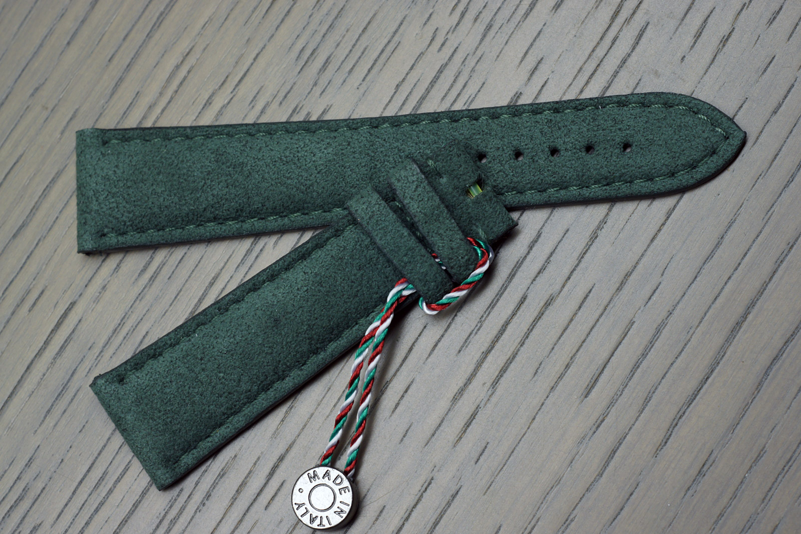 Original Alcantara watch straps made in Italy - IWC Visconti Milano watch  straps handcrafted in Italy